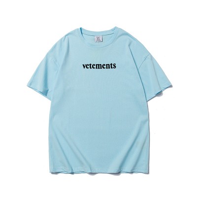 Vetements Bolsters Logo T-shirt With Postage Bar Code Patch