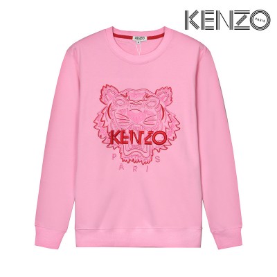 KENZO Embroidered Pink Tiger Sweatshirt Pink