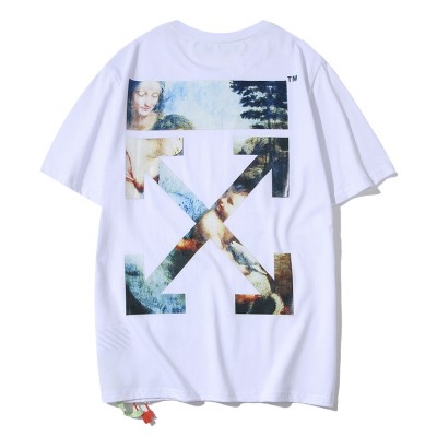 OFF-WHITE x Louvre Arrows Oil painting T-shirt