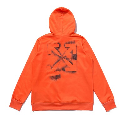 OFF-WHITE Spray Arrows Hoodie Orange