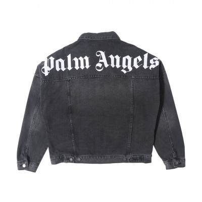 Palm Angels Logo Denim Jacket