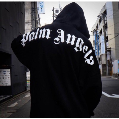 PALM ANGELS LOGO OVER HOODIE