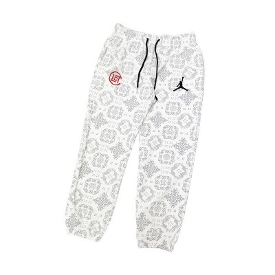 A+ Quality Nike CLOT x AIR JORDAN Silk Sweatpants White