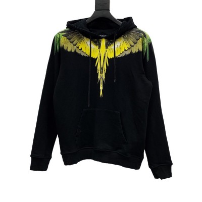 A+ Quality Marcelo Burlon County Of Milan Yellow Wings Hoodie