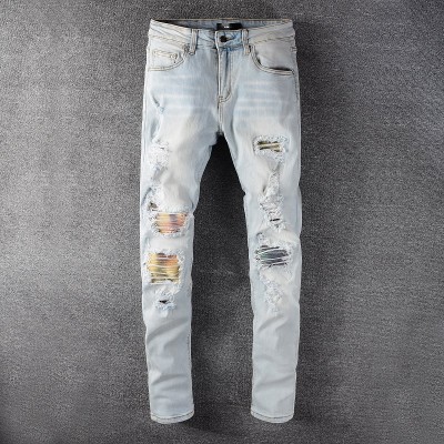 AMIRI Skinny Trash Jeans in Denim Light