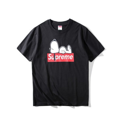 Supreme Snoopy Box logo Crewneck Tee T-shirt
