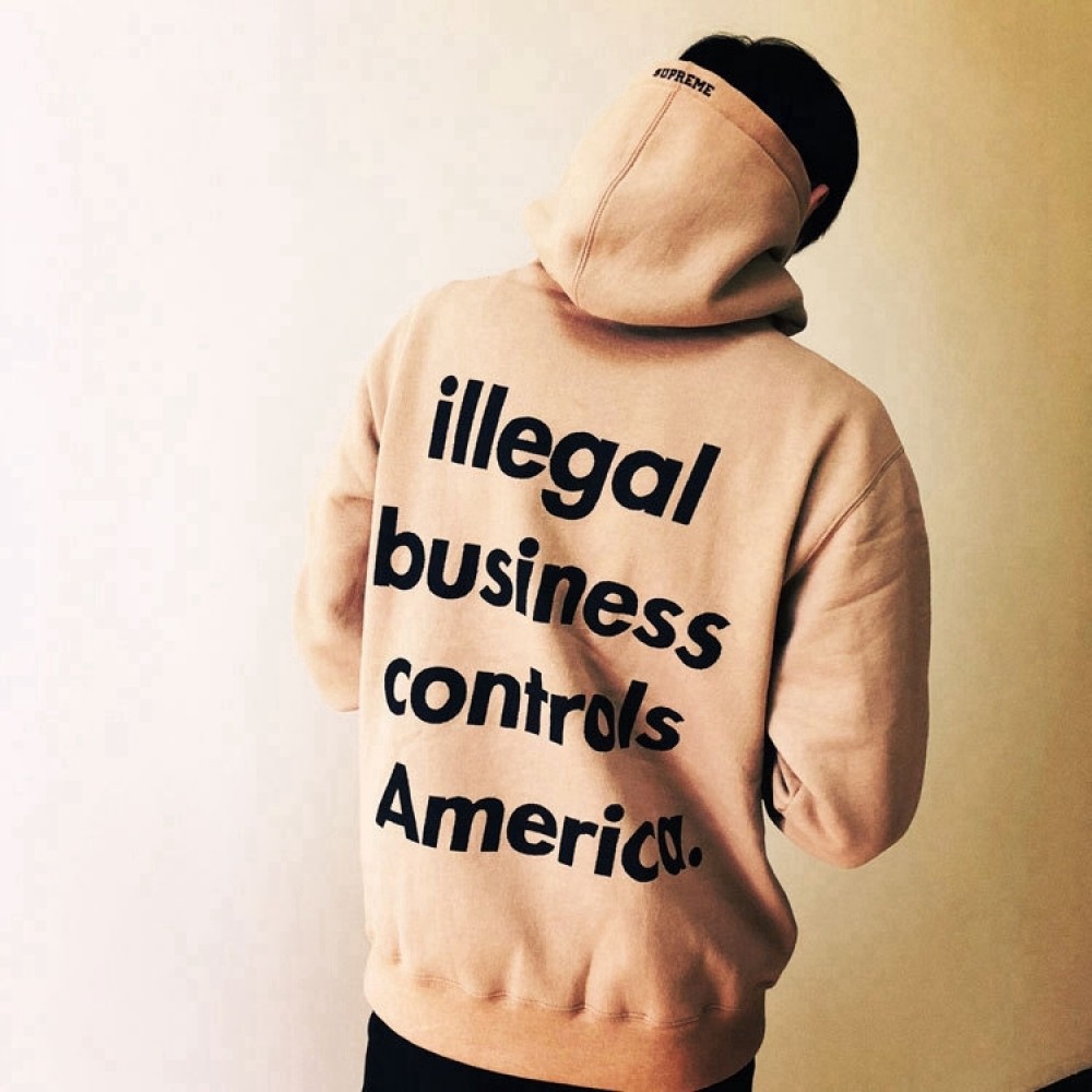 Supreme 18SS Illegal Business Hoodie
