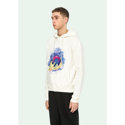 OFF-WHITE OW Pink Arrows Earth Hoodie