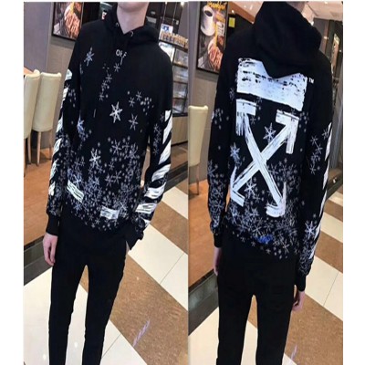 OFF-WHITE snowflake pullover hoodie