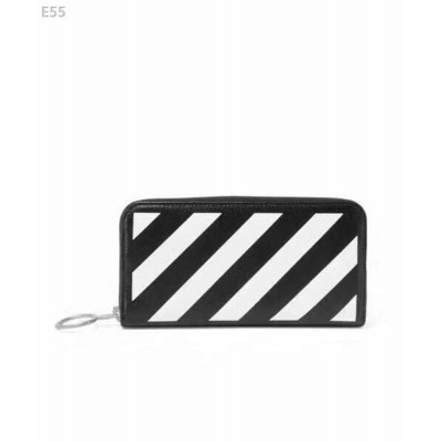 OFF WHITE Diagonals Leather Wallet