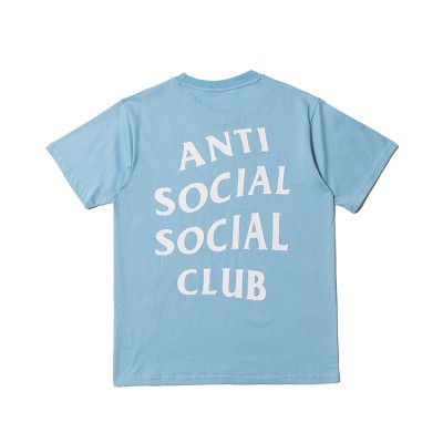 Anti Social Social Club Classic logo solid color Tee
