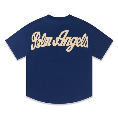 Palm Angels Oversize Cotton Tee T-shirt Blue