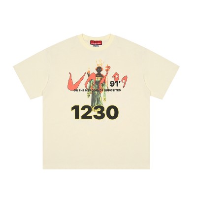 RRR123 KING T-Shirts Tee cream color