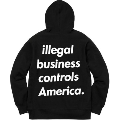 Supreme 18SS Illegal Business Hoodie