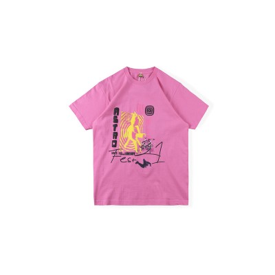 Travis Scott Astrofest Cactus Jack Mouth Tee T-shirt Pink