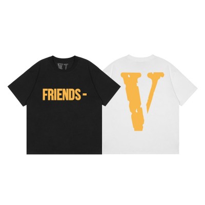 Vlone Yellow Logo FRIENDS T-Shirt