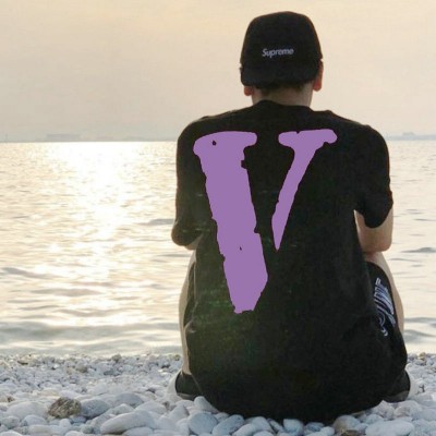 Vlone Purple Logo T-Shirt