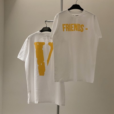Vlone Yellow V Logo Friends Tee T-Shirt