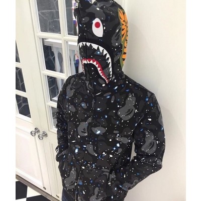 Bape Shark Camo Starry Luminous Hoodie