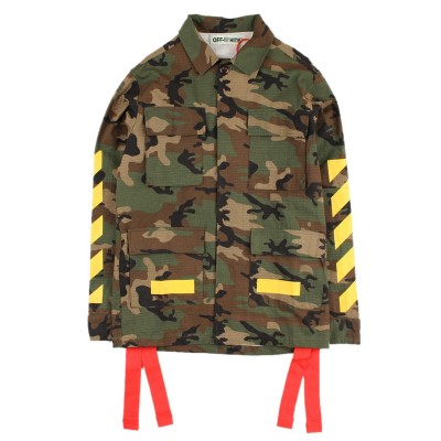A+ Quality OFF-WHITE Camo Yellow Arrows Jacket