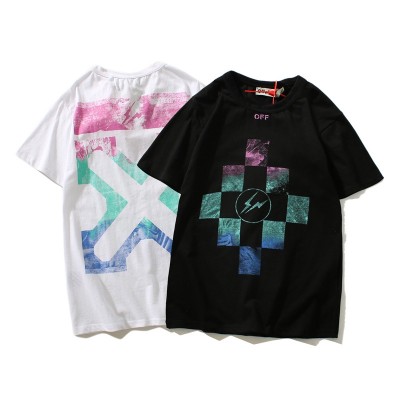 A+ Quality OFF-WHITE fragment Gradient Color Tee