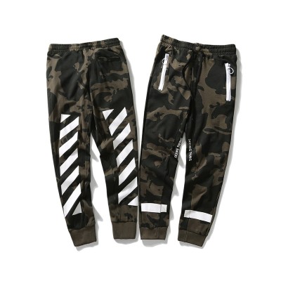 A+ Quality OFF-WHITE Casual Camo Jogger Track Pants