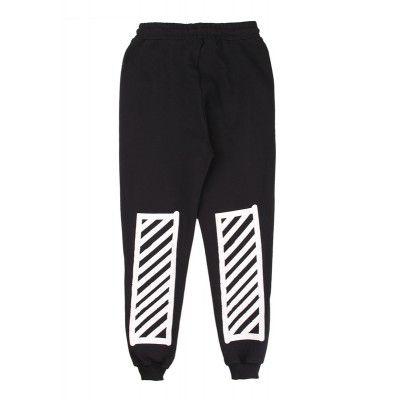 A+ Quality OFF-WHITE Box Stripes Casual Joggers
