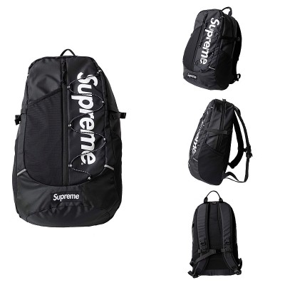 A+ Replica Supreme SS17 Black Backpack