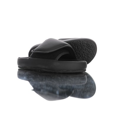 Yeezy Season 6 Nylon Slide Slipper-Smooth Black Sneakers