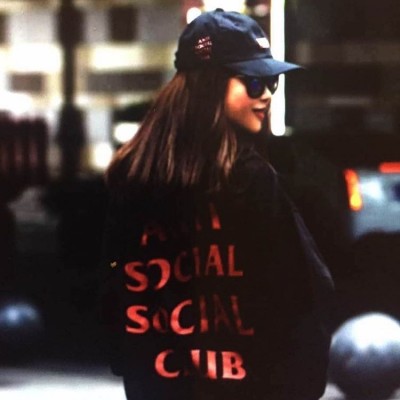 Anti Social Social Club ASSC China Flag Hoodie