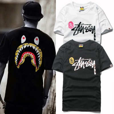 BAPE x Stussy Shark Head Tee T-Shirt