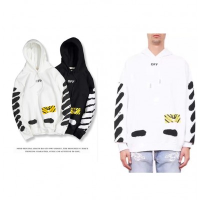 OFF-WHITE HEAVY Virgil abloh religion picture Pullover Hoodies