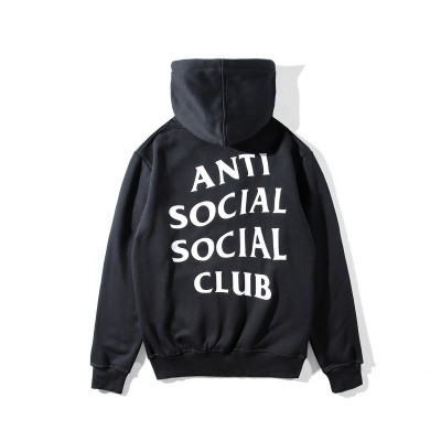 Anti Social Social Club Solid Color Hoodies