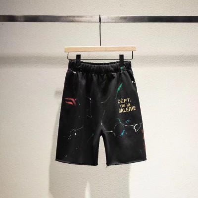 Gallery Dept. French logo splash-ink Shorts Black