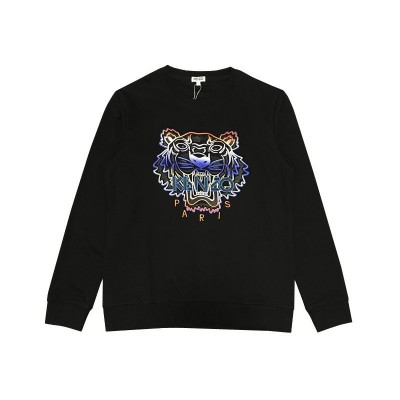 KENZO Embroidered Gradient Tiger Sweatshirt Black