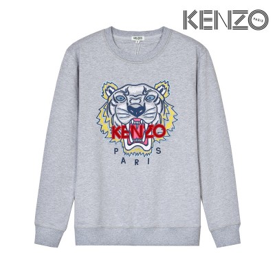 KENZO Embroidered Red Tiger Sweatshirt Grey