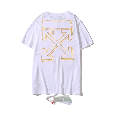 OFF-WHITE embroidered gold arrows T-shirt