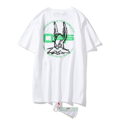 OFF-WHITE Black & Green Harry The Rabbit T-shirt