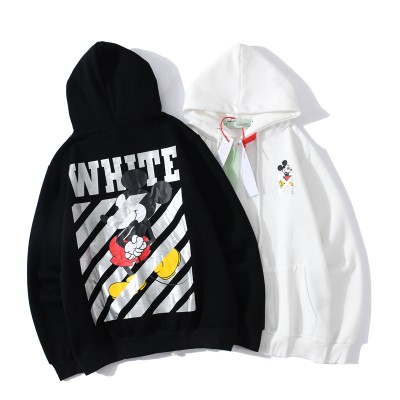 OFF-WHITE Mickey Mouse Stripes Hoodie