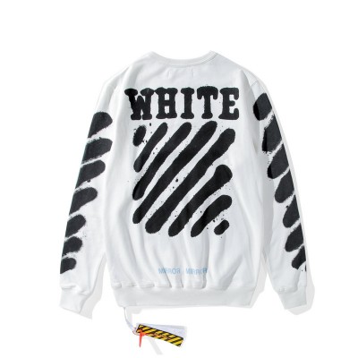 Replica OFF-WHITE Diagonal Spray Crewneck Sweatshirt