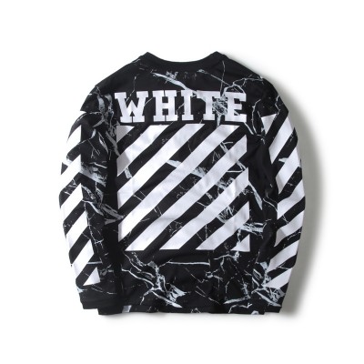 Replica OFF-WHITE c/o Virgil Abloh Marble-Print Sweatshirt