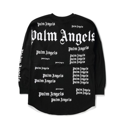 PALM ANGELS all over logo Longsleeve