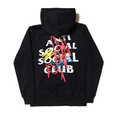 Anti Social Social Club Color graffiti Hoodie