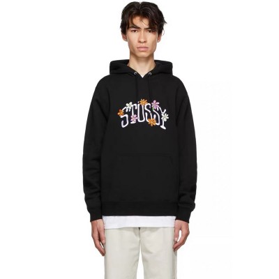 A+ Quality Stussy Collegiate Floral Applique Hoodie