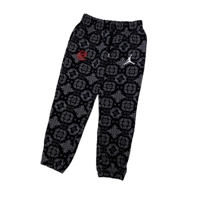 A+ Quality Nike CLOT x AIR JORDAN Silk Sweatpants Black