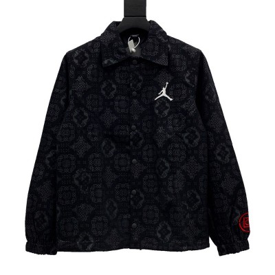 A+ Quality Nike CLOT x AIR JORDAN Silk Jacket Black