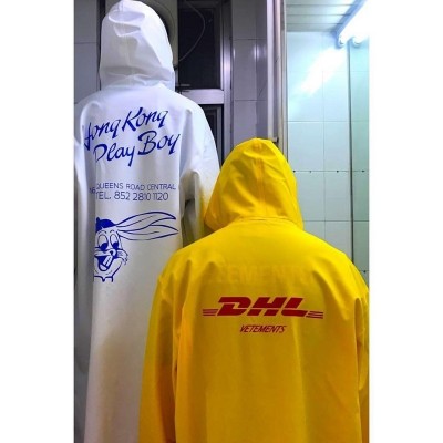 VETEMENTS x DHL Yellow Long Coat