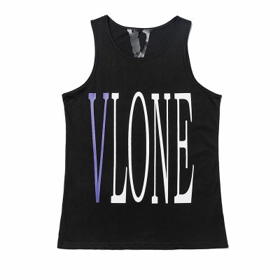 Vlone Purple V logo sleeveless