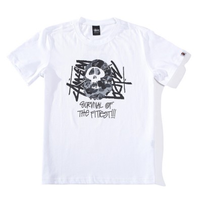 Stussy x Bape Survival of the Fittest Tee
