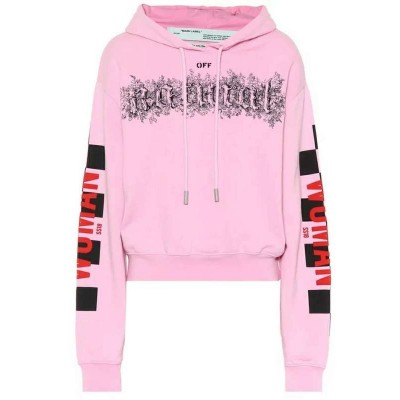 OFF WHITE Pink Checker Hoodie